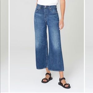 Citizens of Humanity Sacha High Rise Wide Leg Jeans - size 25